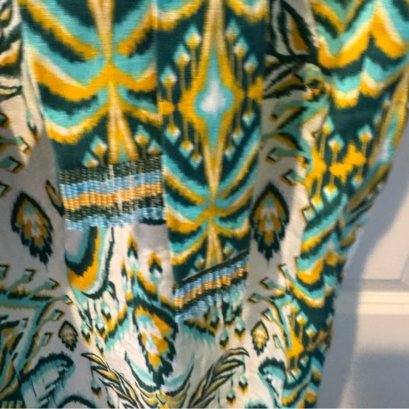 NWT Farm Rio Tropical Tapestry Off-White Halter Neck DressXS